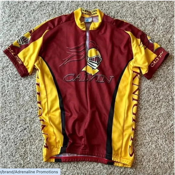 Men's Cycling Shirt | Cycling | Cyclist Shirt | Calvin College | Cycling | Bike - Picture 1 of 13